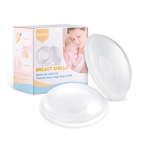 Product Cover Breast Shells, Nursing Cups, Milk Saver, Protect Sore Nipples for Breastfeeding, Collect Breastmilk Leaks for Nursing Moms, Soft and Flexible Silicone Material, Reusable, 2-Pack