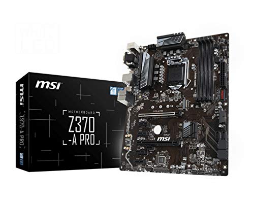 Product Cover MSI PRO Series Intel 8th Gen LGA 1151 M.2 D-Sub DVI DP USB 3.0 Gigabit LAN CFX ATX Motherboard (Z370-A PRO)