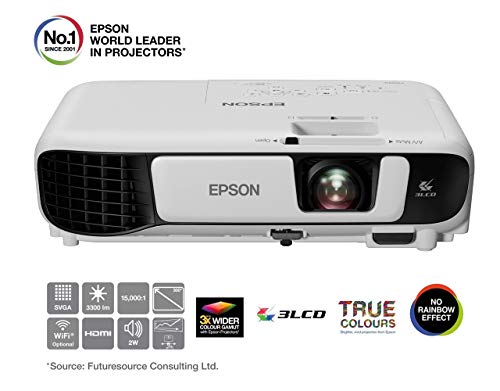 Product Cover Epson EB-S41 SVGA Projector Brightness: 3300lm with HDMI Port