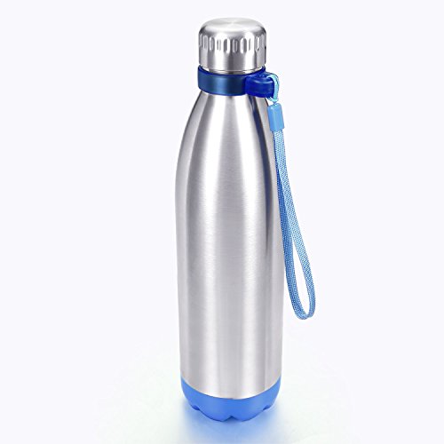 Product Cover Water Bottle Carrier - Tiny Clip On Ring Design Bottle Handle Holder for Swell, Thermo Tank, MIRA, Ezisoul Ultimate, Simple Modern Water Bottle (fit most cola shaped water bottles with neck) P3