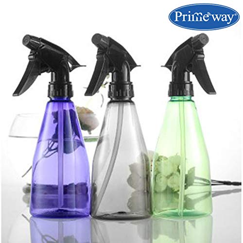 Product Cover Primeway® Plastic Multipurpose Trigger Spray Bottle, 360ml each, Pack of 3 (Multi Color)