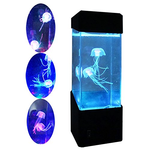Product Cover Jellyfish Lamp Electric Jellyfish tank Aquarium - LED Fantasy Jellyfish Lamp Color Changing Mood Lamp - Home Decoration Magic Lamp for Gift (Multi-color)