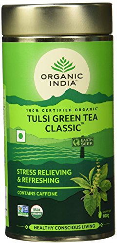 Product Cover Organic India The Tulsi Green Tea, 100g