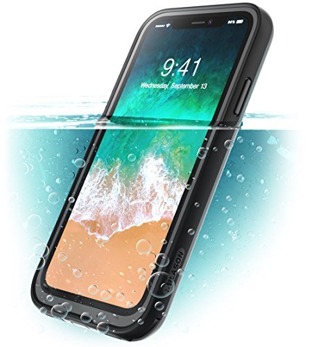 Product Cover i-Blason Case for iPhone X (2017) / iPhone Xs (2018), [Aegis] Waterproof Full-body Rugged Case with Built-in Screen Protector (Frost/Black)