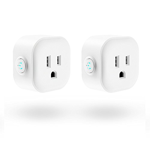 Product Cover WiFi Smart Plug, Maxcio Mini Wireless Remote Control Electrical Smart Plug Mini Outlet, Compatible with Amazon Alexa and Google Home- 2 Packs