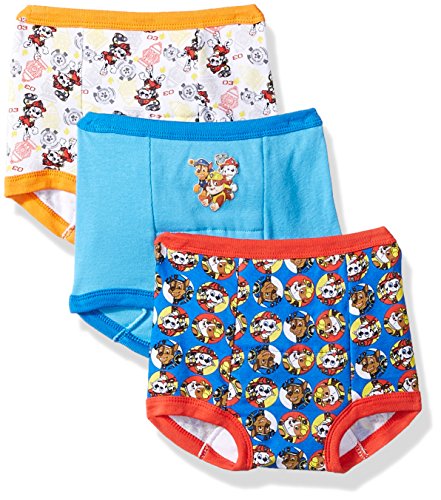 Product Cover Nickelodeon Boys' Toddler 3pk Potty Training Pant, Assorted Paw Patrol, 4T