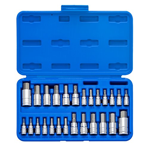 Product Cover Neiko 01144A Tamper-Proof Hex Bit Socket Set, 26 Pieces | SAE 5/64-9/16