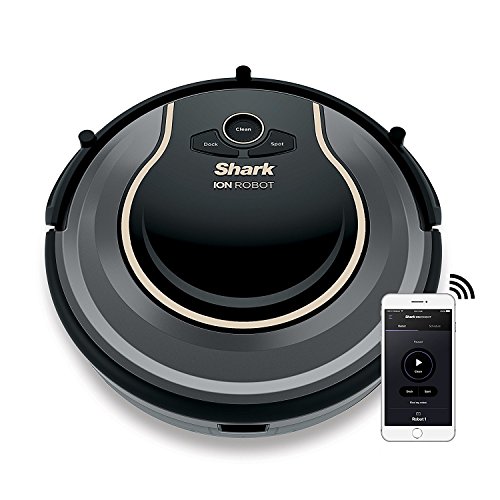 Product Cover Shark ION Robot Vacuum WIFI-Connected, Voice Control Dual-Action Robotic Vacuum Carpet and Hard Floor Cleaner, Works with Alexa (RV750)