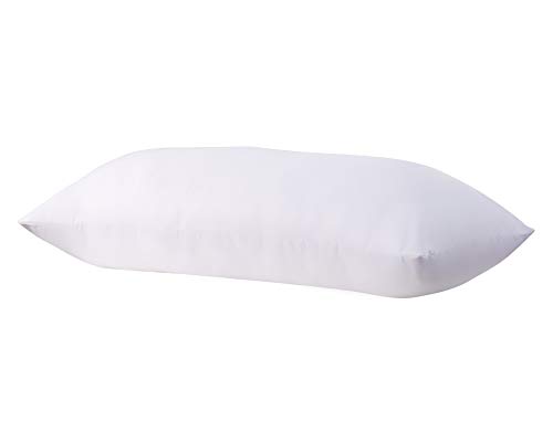 Product Cover Acanva Hypoallergenic Body Insert Long Bed Sleeping Pillows for Side Sleepers, 20x54, White