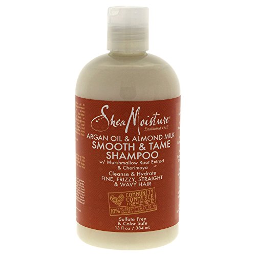 Product Cover Shea Moisture Argan Oil & Almond Milk Smooth & Tame Conditioner for Unisex, 13 Ounce