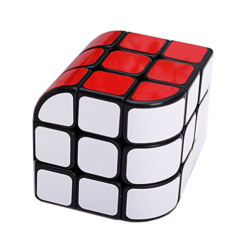 Product Cover H XD global New Structural Design of Curved Trihedron Magic Cube 3x3x3 Puzzle Cube Black ...