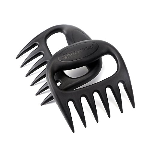 Product Cover Deluxe Pulled Pork Shredder Claws-Solid Construction, Lock Mechanism for Safe Storage, BPA Free, Dishwasher Safe, Easy to Clean, No Crevices for Meat to Get Stuck in, 475°F Heat Resistant