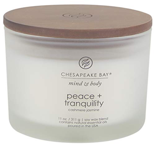 Product Cover Chesapeake Bay Candle Scented Candle, Peace + Tranquility (Cashmere Jasmine), Coffee Table