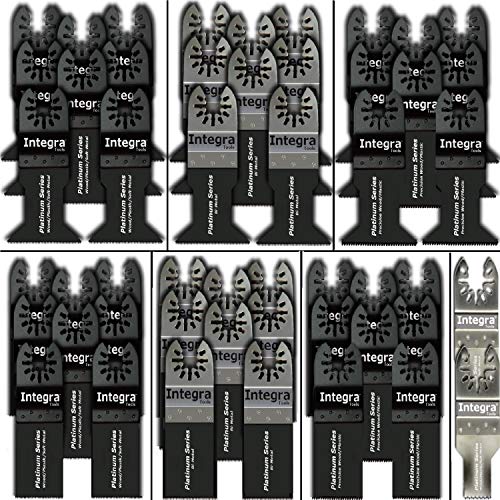 Product Cover 50 Pieces Pro Grade Universal Blade for Fein Dremel,bosch Oscillating Multi Tool Features Bi-metal Wood Japan Tooth Fits
