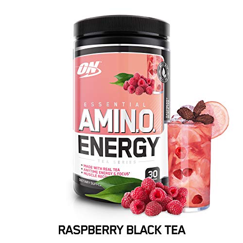Product Cover Optimum Nutrition Amino Energy with Green Tea and Coffee Extract, Raspberry, 270 Gram, 9.5 Ounce (1 Count)