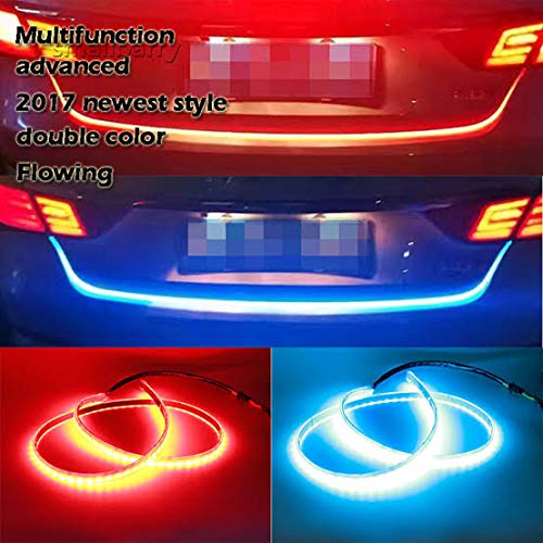 Product Cover Autotrends Flow Led Strip Trunk / Dicky / Boot / Tail Lights Streamer Brake Turn Signal Light (Works With All Cars)