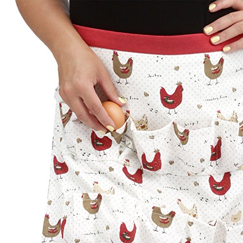 Product Cover Chicken Egg Collecting & Gathering Apron 12 Pockets by Cackleberry Home, Farmhouse Chicken