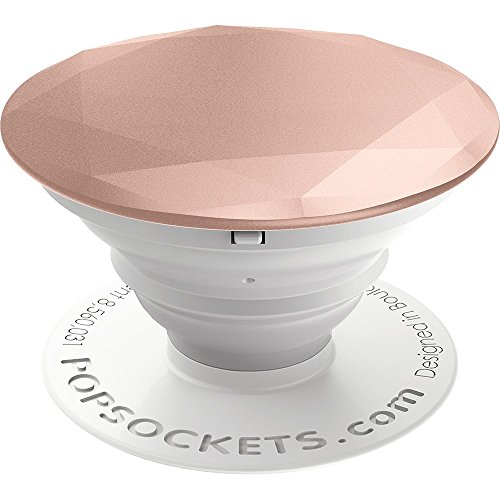 Product Cover PopSockets: Collapsible Grip & Stand for Phones and Tablets - Metallic Diamond Rose Gold