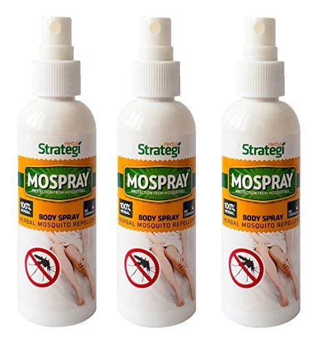 Product Cover STRATEGI Herbal Mospray Mosquito Repellent Body Spray, 100 ml (Pack of 3)