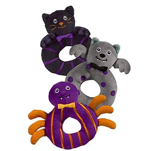Product Cover Halloween Bootiful Baby Ring Rattle (3 Pieces) 1 of each showing in picture! (3)