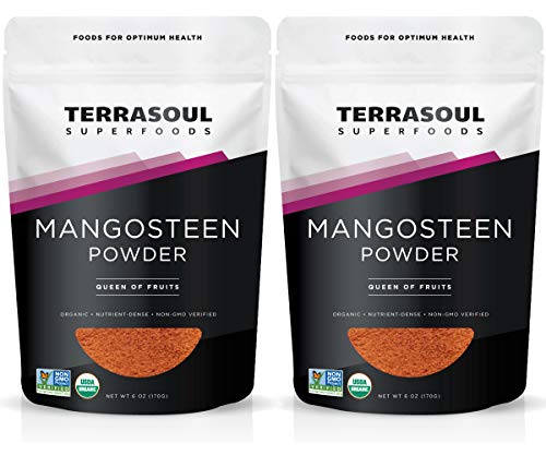 Product Cover Terrasoul Superfoods Mangosteen Fruit Powder (Organic), 12 Ounces