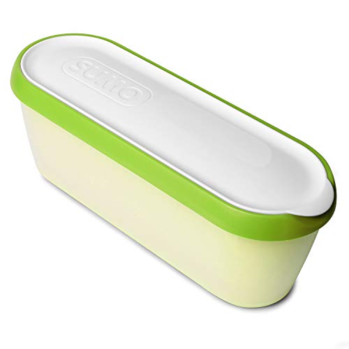 Product Cover SUMO Homemade Ice Cream Containers: Insulated Tub. Dishwasher Safe. 1.5 Quart (1-Pack, Green)