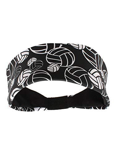 Product Cover MadSportsStuff Crazy Volleyball Headband (Black/White, One Size)