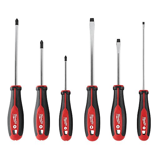 Product Cover Milwaukee 48-22-2706 6Piece Phillips and Slotted Head Screwdriv Ing Set W/Magnetic Tips and Trilobe Handles