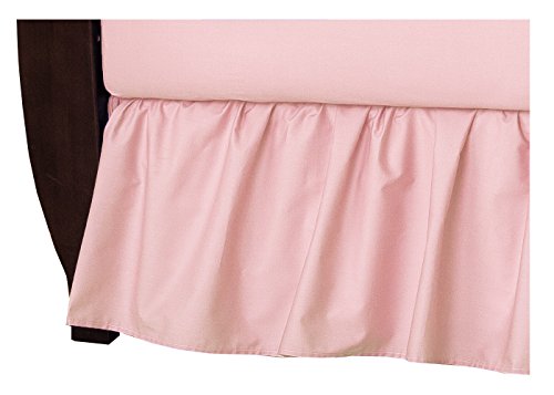 Product Cover American Baby Company 100% Natural Cotton Percale Ruffled Crib Skirt, Blush Pink, Soft Breathable, for Girls