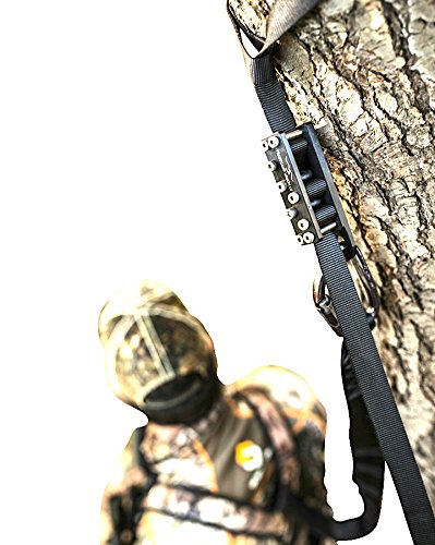 Product Cover Best Hunting Fall Arrest System. Hunting Safety Harness Adapter. Wingman Tree Stand Safety Harness Device for Hunting & Bow Hunting Harness. (Black Out)
