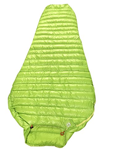 Product Cover AEGISMAX Outdoor Urltra-Light Goose Down Sleeping Bag Three-Season Down Sleeping Bag Mummy Down Sleeping Bag Green (Regular)