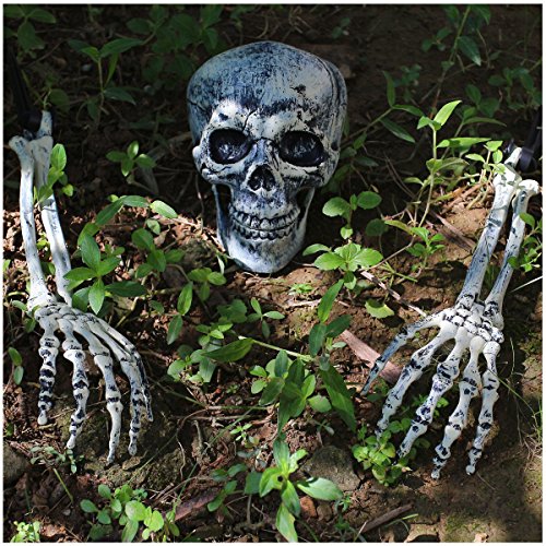 Product Cover JOYIN Realistic Looking Skeleton Stakes, Yard Lawn Stakes, Groundbreakers for Best Halloween Yard Decorations