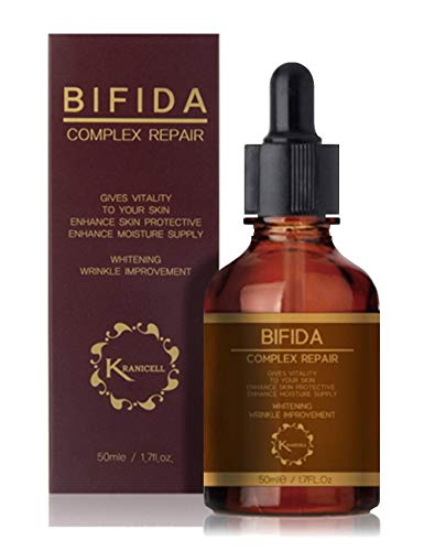 Product Cover Kranicell Bifida Complex Repair Facial Serum 1.7floz with Galactomyces, Niacinamide, Hyaluronic Acid. Ceramide Face Serum for Skin Barrier Fortifying. Dual Functions of Total Anti Aging and Whitening