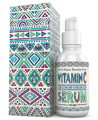 Product Cover Vitamin C Serum for Eyes and Face - With Hyaluronic Acid for Acne, Anti Aging, Anti Wrinke - Fades Age Spots and Sun Damage - Organic Skin Care with Natural Ingredients for Men and Women - 1 FL OZ