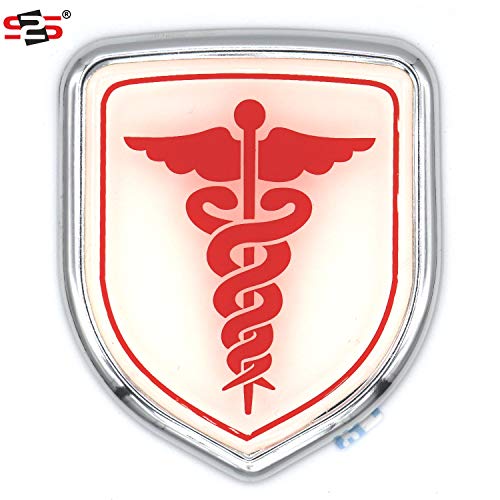 Product Cover S2S® 3D Metal Chrome Sticker Emblem Badge Logo For Cars & Bikes (DOCTOR)