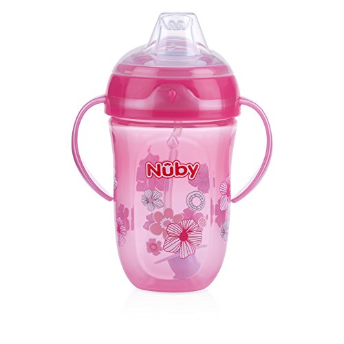 Product Cover Nuby 360 2 Handle Comfort Cup, Girl, 9 Ounce ( Color may vary )
