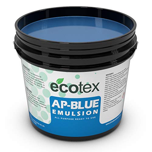 Product Cover Ecotex AP-Blue - All Purpose Ready to Use Screen Printing Emulsion (1 Quart)