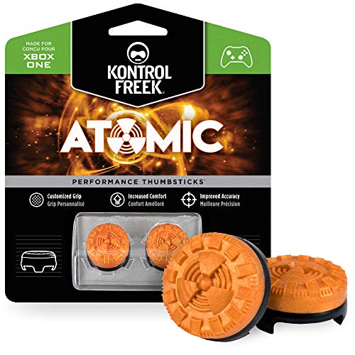 Product Cover KontrolFreek Atomic for Xbox One Controller | Performance Thumbsticks | 2 Mid-Rise Convex | Orange