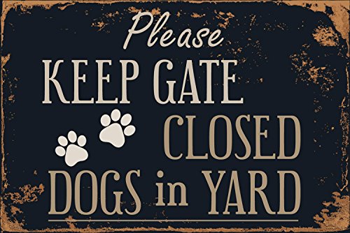 Product Cover StickerPirate Please Keep Gate Closed Dogs in Yard 8