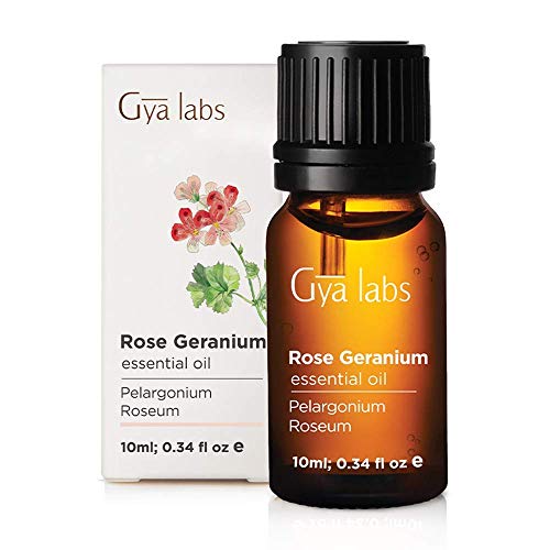 Product Cover Rose Geranium Essential Oil - Relax & Renew Skin's Beautiful Balance (10ml)- 100% Pure Therapeutic Grade Rose Geranium Oil