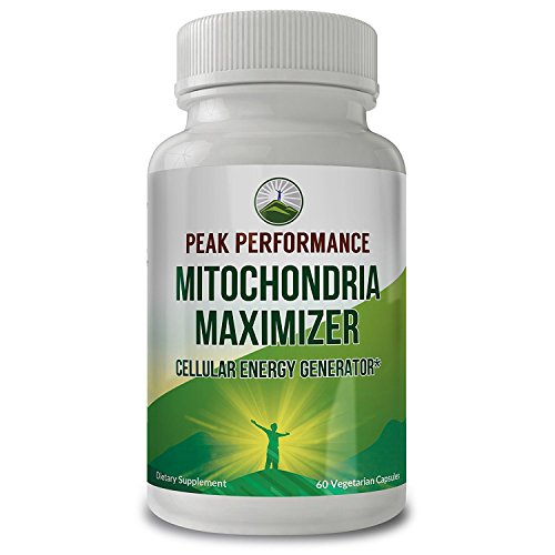 Product Cover Mitochondria Maximizer with CoQ10 and Active PQQ. Best Mitochondrial Support Supplement with MCT Oil. Natural Cellular Generator for Clean, Focused Energy 60 Vegetarian Capsules