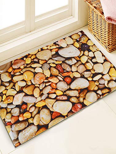 Product Cover Story@Home Designer Stone Pattern Fancy Super Soft Anti Skid Superior Quality Door Mat for Main Door,Bedroom, Entrance, Kitchen, Home, Main Door, Entryway, Shop, Office, Covered Outdoor, Bed room, Floor with Hard, Ecofriendly, Thick Materia