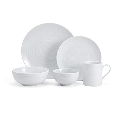 Product Cover Mikasa 5224196 Cheers 40-Piece Dinnerware Set, Service for 8, White