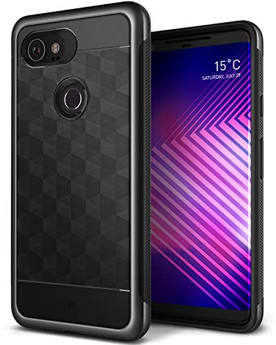 Product Cover Caseology Parallax for Google Pixel 2 XL Case (2017) - Award Winning Design - Black