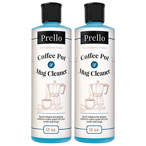 Product Cover Prello Coffee Pot & Mug Cleaner | Coffee Maker Cleaner and Stain Remover for Carafes, Cups, Mugs (Pack of 2)