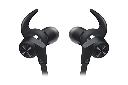 Product Cover Creative Outlier ONE Wireless Bluetooth 4.1, IPX4 Water-Resistant Sweat-Proof in-Ear Headphones with Built-in Microphone, 9.5 Hours Battery Life and Tangle-Free Cable (Black)