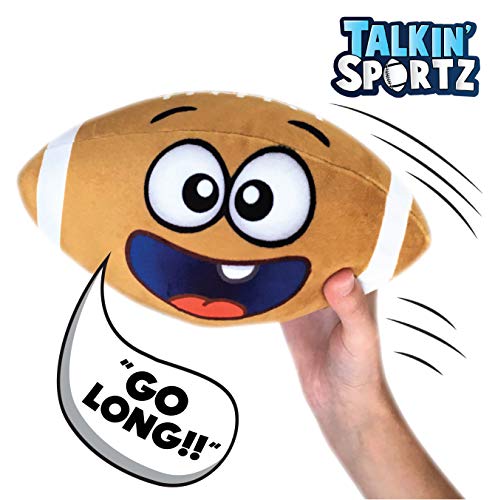 Product Cover Move2Play Talkin' Sports, Hilariously Interactive Toy Football with Music & Sound FX, Toy for 3+ Year Old Boys