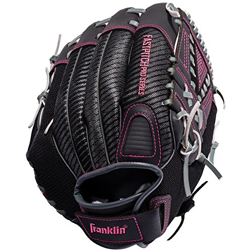 Product Cover Franklin Sports Fastpitch Softball Glove - Fastpitch Pro - Adult and Youth Softball Mitt - Infield and Outfield - Right Handed Glove - Pink 13