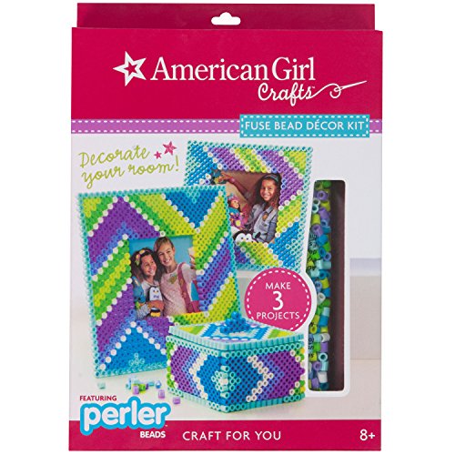 Product Cover American Girl Crafts Perler Bead Photo Frame and Jewelry Box Craft Kit, 2819pc.