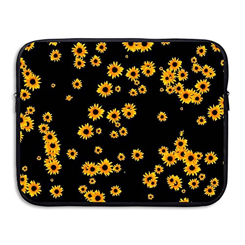 Product Cover Business Briefcase Sleeve Sunflower Floral Pattern Laptop Sleeve Case Cover Handbag for 13 Inch MacBook Pro/MacBook Air/Asus/Dell/Lenovo/Hp/Samsung/Sony